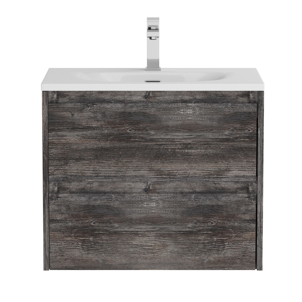 Тумба с раковиной подвесная BelBagno KRAFT 39 70 Pino Pasadena, раковина белая BB-8099-3-70
