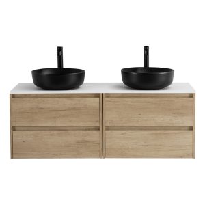Тумба со столешницей EK-120-2-BL подвесная BelBagno KRAFT 120 Rovere Nebrasca Nature